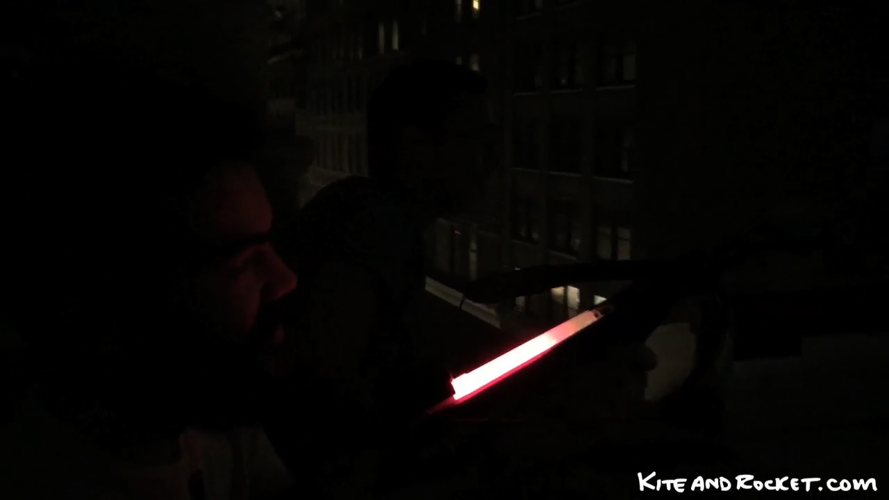 Attempting To Fire A Glow Stick Across 39th Street With A Crossbow thumbnail